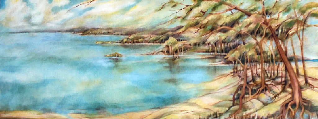 NEW WORK: Memory of Fraser Island, part of the exhibition Landscape: letting go ... by Sandra Ross, on show at Gatakers Artspace in Maryborough. NEW WORK: Memory of Fraser Island, part of the exhibition Landscape: letting go ... by Sandra Ross, on show at Gatakers Artspace in Maryborough.